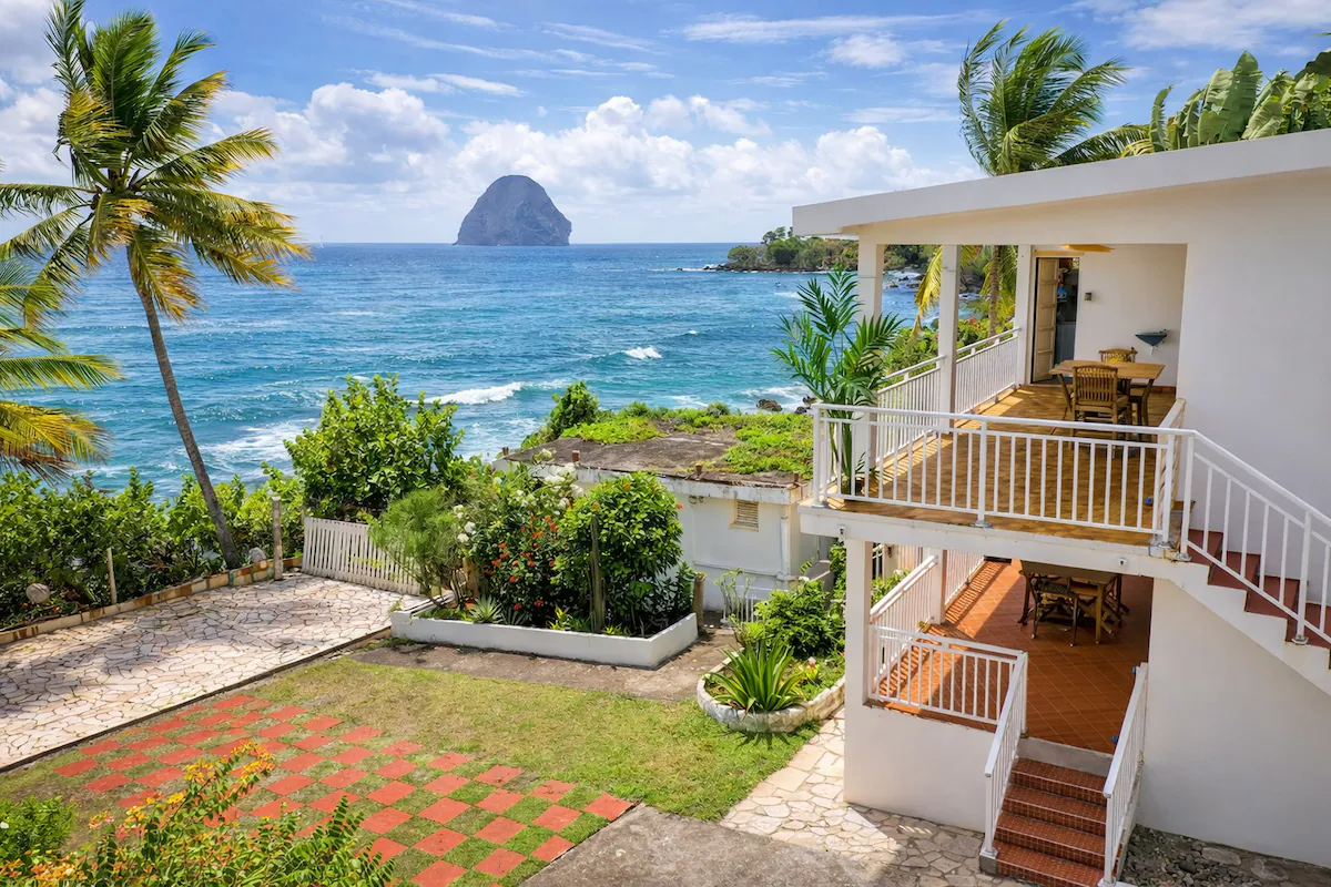 Appartement vue mer au Diamant Martinique